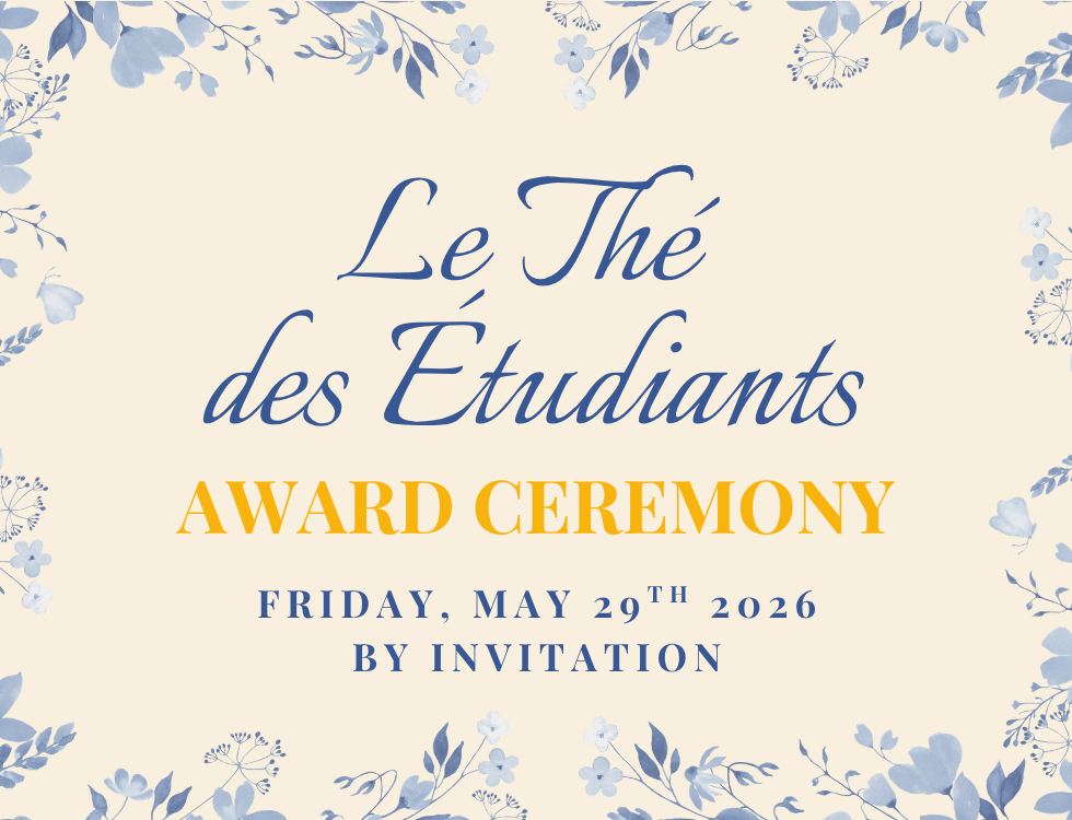 Le Thé des étudiants (by invitation)